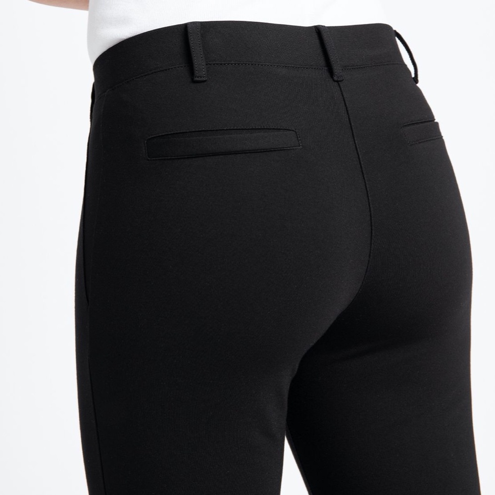 Betabrand Dress Pant Yoga Pants – Black – Straight Leg – M – Petite - Picture 2 of 7